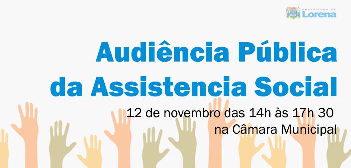 Conselho Municipal realiza primeira Audiência Pública da Assistência Social