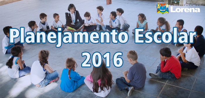 Planejamento Escolar 2016