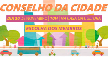 Eleição para compor o CONCIDADE LORENA será dia 30 de novembro