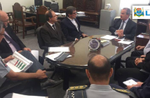 Prefeito Fábio Marcondes se reúne com Secretário de Segurança Pública e cúpulas das polícias civil e militar, e reivindica reforço para Lorena Prancheta 2REU-SEG