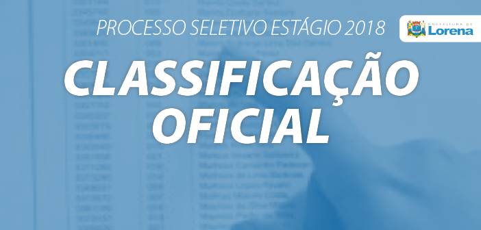 Confira resultado final do processo seletivo 2018 para cursos