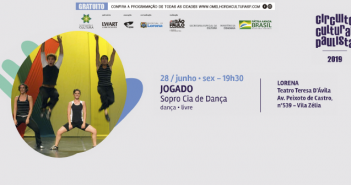 Sopro Cia de Dança apresenta o espetáculo JOGADO – CCP