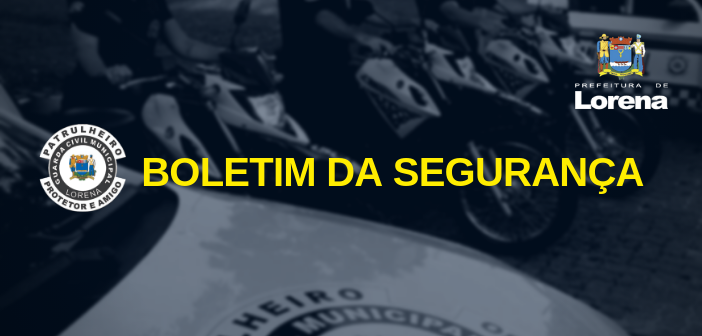 BOLETIM DA SEGURANÇA