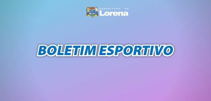 BOLETIM ESPORTIVO 11-09-2019