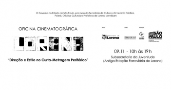 Secretaria de Cultura e Turismo realiza oficina para os amantes do cinema. Saiba mais