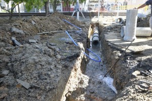 Troca de manilha água fluviais - Viaduto Papa João XXIII (2)