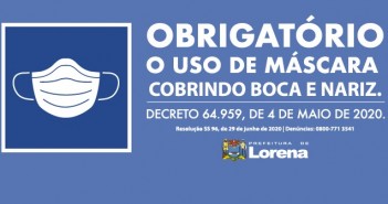 Governo Estadual determina multa para pessoas e estabelecimentos que descumprirem a obrigatoriedade do uso de máscaras