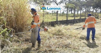 Equipes de Serviços Municipais realizam melhorias para deixar Lorena cada vez mais organizada e limpa