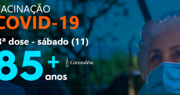 Início de aplicação da 3ª dose da vacina em Lorena