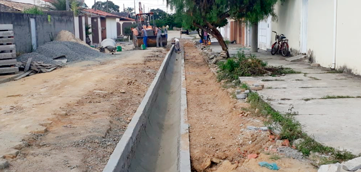 Finalização da obra de galerias de águas pluviais na Vila Brito e Vila Nunes