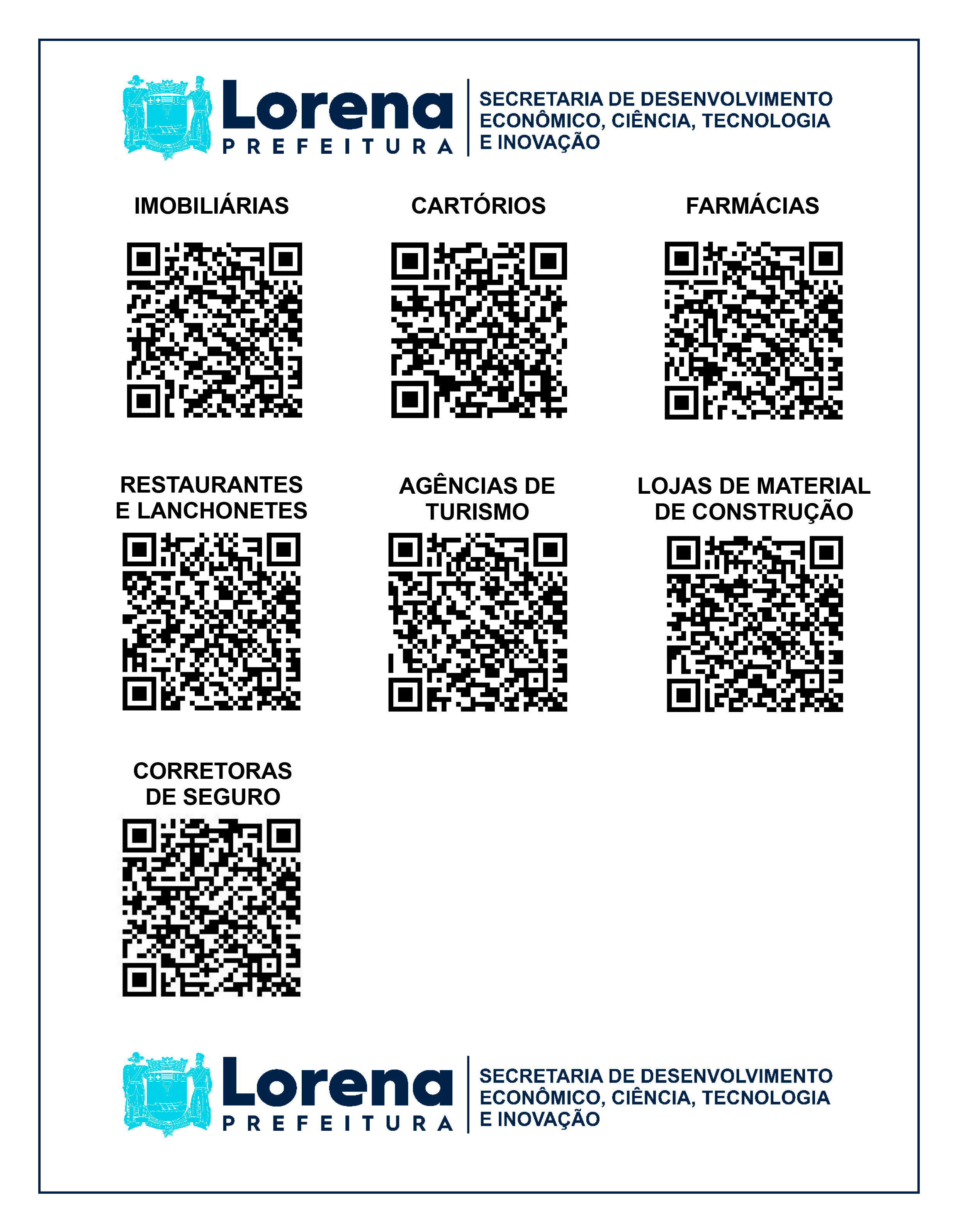 Lista de QR Codes